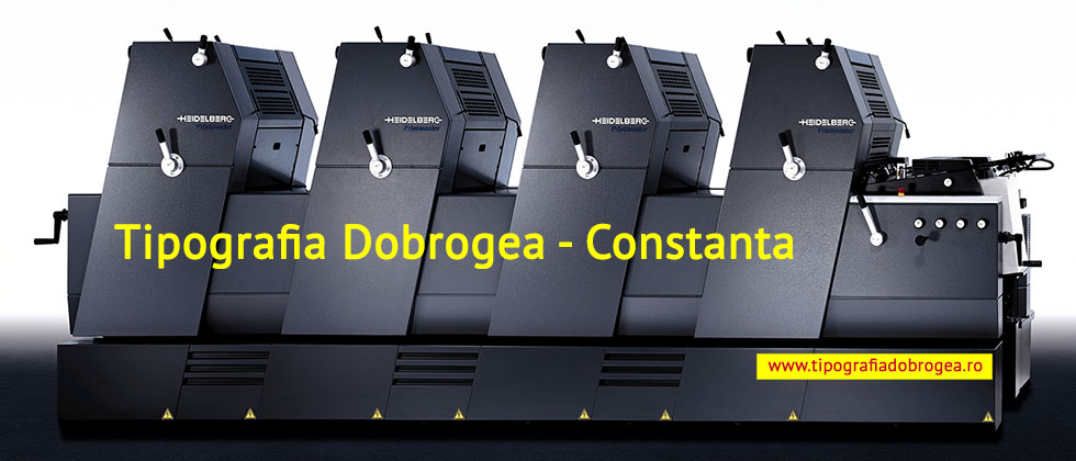 Masina de tiparit este gata de imprimare, tipografie in Constanta, Tipografia Dobrogea.